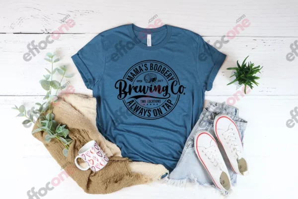 Brewing Co T-shirt, Funny Breast Feeding
