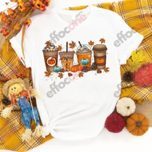 Fall Coffee Shirt, Cute Fall Sweatshirt, Thanksgiving Shirt