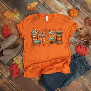 Fall Coffee Shirt, Cute Fall Sweatshirt, Thanksgiving Shirt