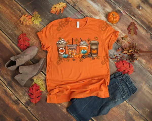 Fall Coffee Shirt, Cute Fall Sweatshirt, Thanksgiving Shirt