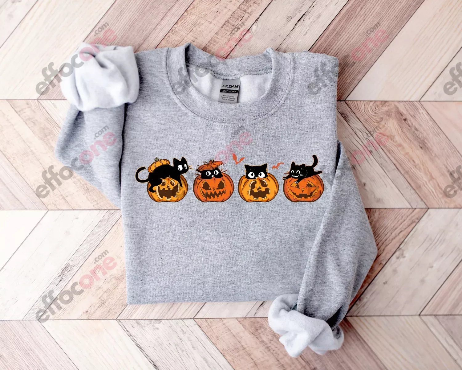 Halloween Sweatshirt, Cat Sweatshirt, Ghost Shirt
