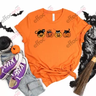 Halloween Sweatshirt, Cat Sweatshirt, Ghost Shirt