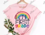 Hello First Grade Shirt, First Day of School Shirt, Back To School Shirt, 1st Grade Student Shirt