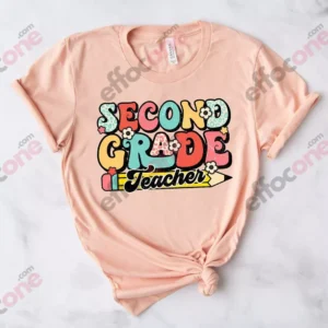 Second Grade Teacher Shirt, 2nd Grade Teacher T-Shirt, Cute Second Grade Shirt