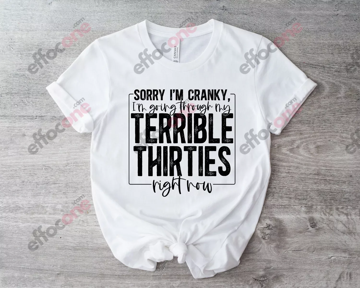 Sorry I'm Cranky I'm In My Terrible 50s Birthday Shirt, Funny Thirties Shirt