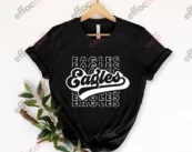 Team Mascot Shirt, Eagles Team Shirt, Eagles Football Shirt