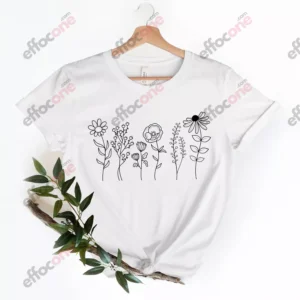Wild Flowers Shirt, Wildflower Tshirt, Botanical Shirt